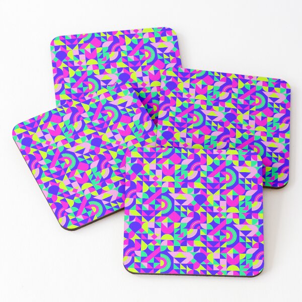 Item preview, geometric colorful patterns conceptual Art - Abstract Neo Geo graphic design designed and sold by Design Repo.