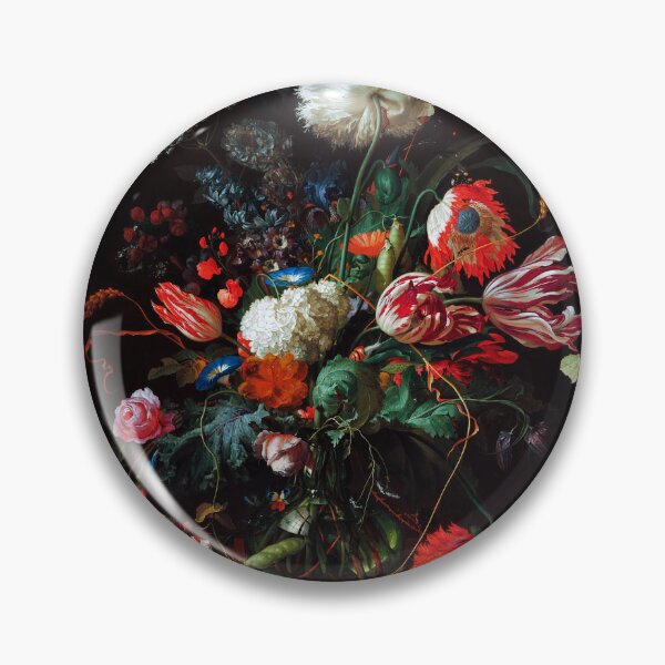Item preview, Vase of Flowers by Jan Davidsz de Heem Remastered Xzendor7 Classical Art Old Masters Reproductions designed and sold by Xzendor7 Digital Art Creations.