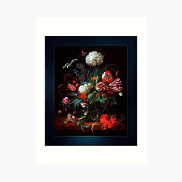 "Vase of Flowers by Jan Davidsz de Heem Remastered Xzendor7 Classical