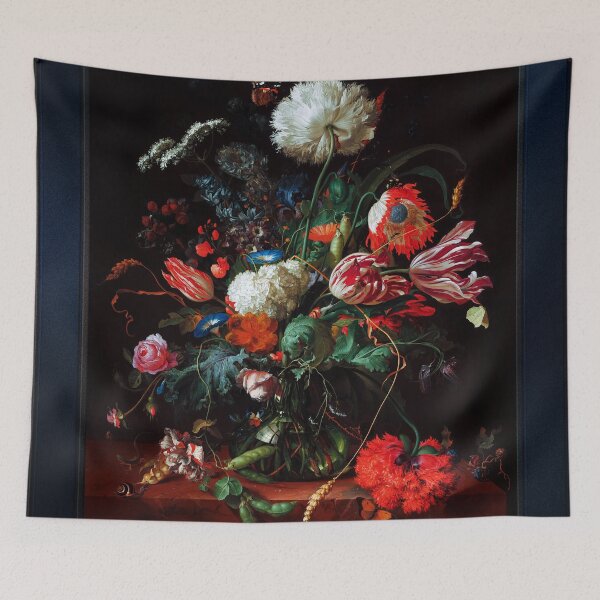 Item preview, Vase of Flowers by Jan Davidsz de Heem Remastered Xzendor7 Classical Art Old Masters Reproductions designed and sold by Xzendor7 Digital Art Creations.