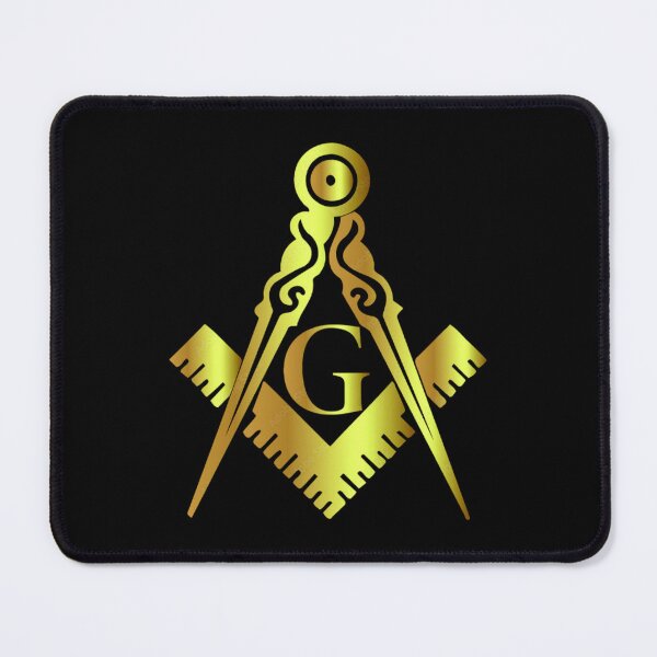 Item preview, The golden freemason symbol designed and sold by Wavytarot.