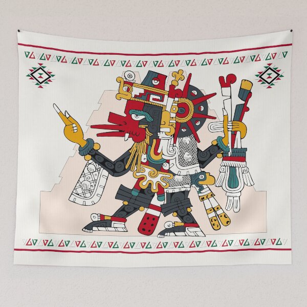 Item preview, Quetzalcoatl-Ehecatl - Codex Borgia Aztec Jigsaw designed and sold by Aztectees.
