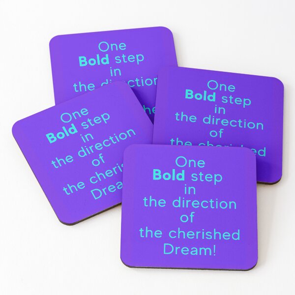 Item preview, One bold step in the direction of the cherished dream! designed and sold by MiistyDesignz.