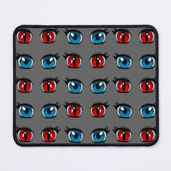 Item preview, Red and Blue Anime Manga comic  cartoon Eyes designed and sold by DemonicGloom.