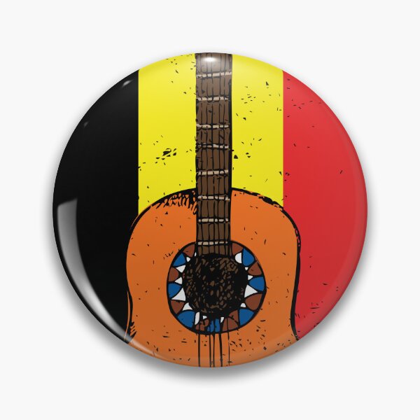 Item preview, Country Music Retro Vintage Guitar Belgium designed and sold by pretty4u.