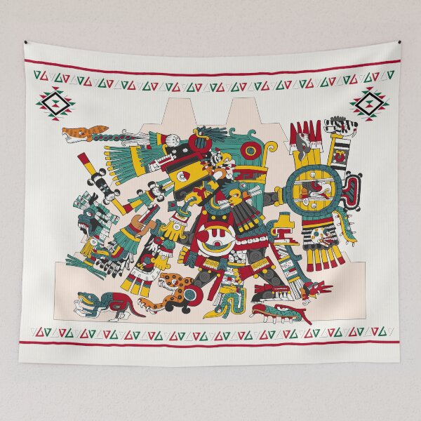 Item preview, Tezcatlipoca Days - Codex Borgia Aztec Jigsaw designed and sold by Aztectees.