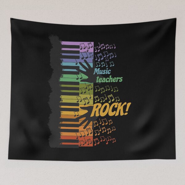 Item preview, Music Teachers Rock Rainbow Piano designed and sold by SocialLook.