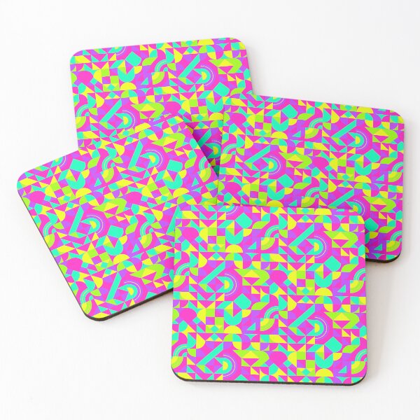 Item preview, geometric colorful patterns conceptual Art - Abstract Neo Geo graphic design designed and sold by Design Repo.