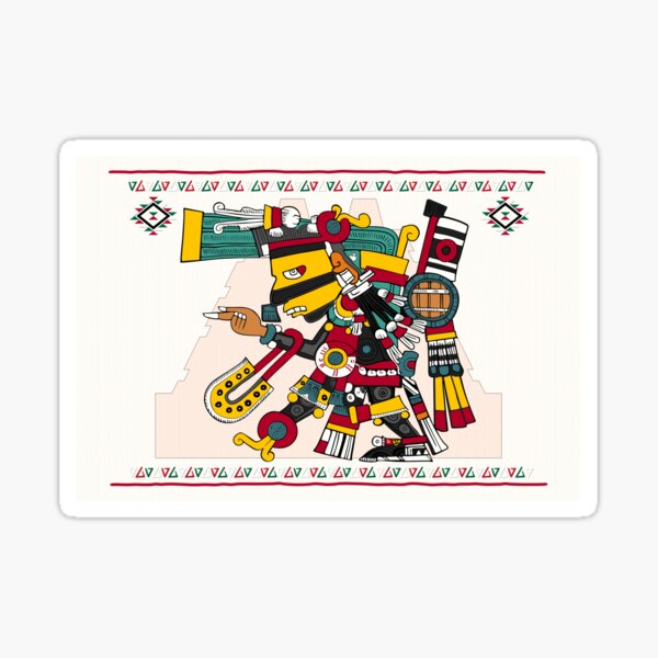 Artikel-Vorschau von Tezcatlipoca - Codex Borgia Aztekenpuzzle, designt und verkauft von Aztectees.