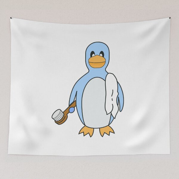 Item preview, Sleepy pinguin designed and sold by celadonshop.
