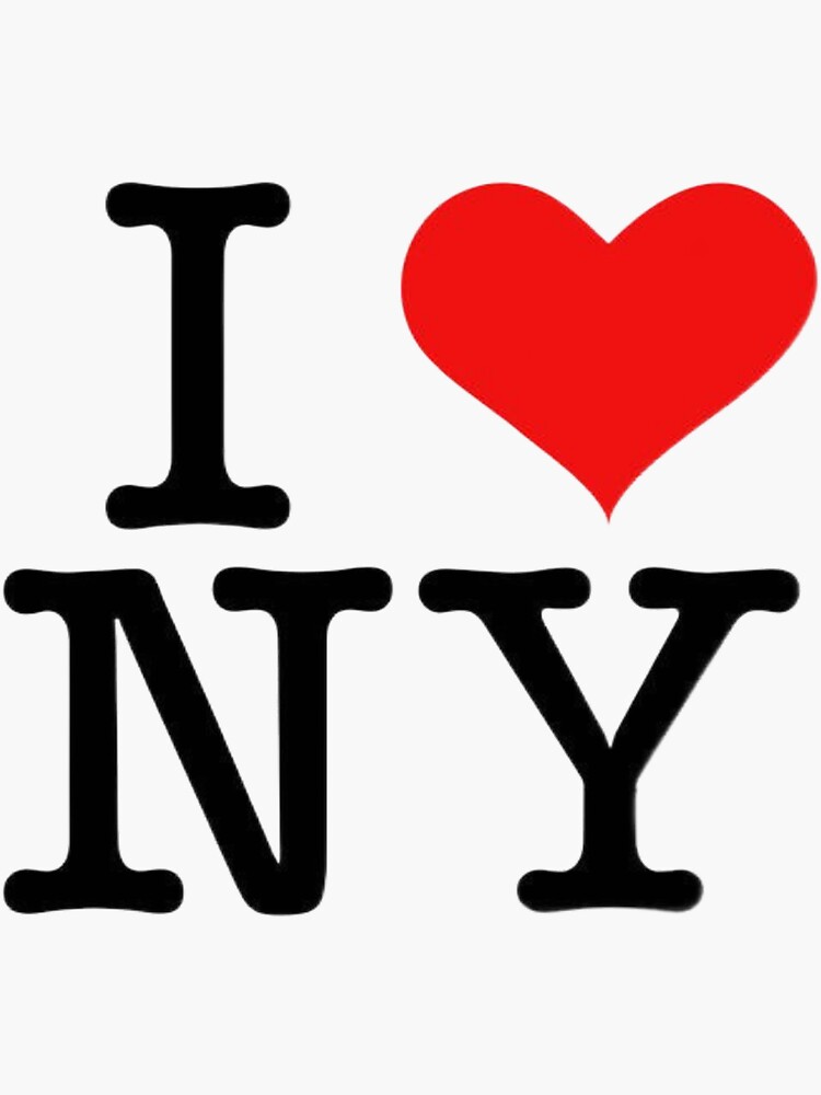 I Love NY Sticker