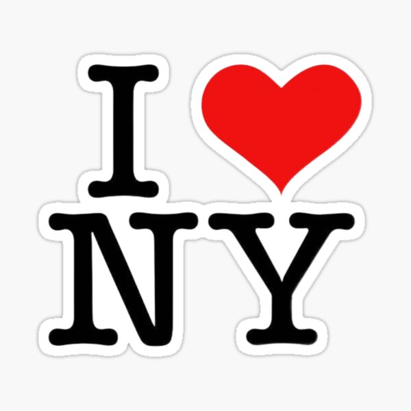 I love NYC - New york LOVE Sticker
