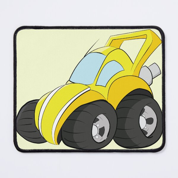 Item preview, Cartoon Yellow Hatchback designed and sold by ETVdesign.