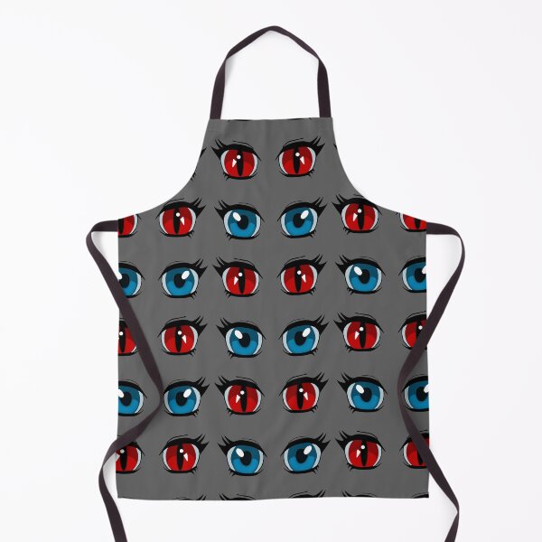 Item preview, Red and Blue Anime Manga comic cartoon Eyes designed and sold by DemonicGloom.