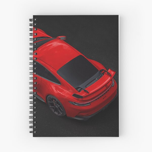 Item preview, Red Porsche 911 GT3 car on black background designed and sold by Chris-Thodd.