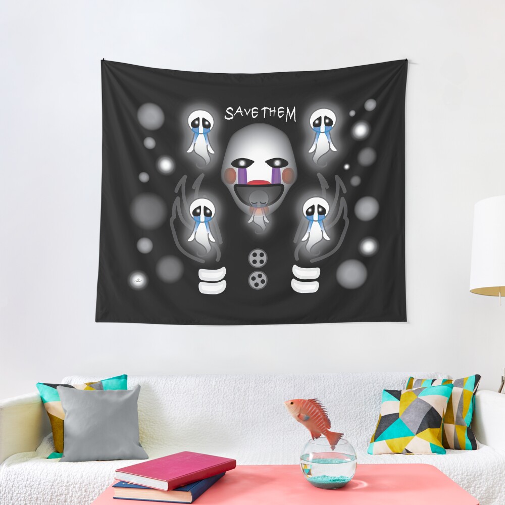 "Fnaf and the Ghost Children" Tapestry for Sale by chibi