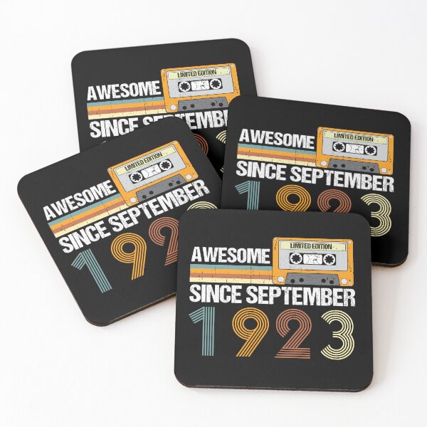 Item preview, Awesome Since September 1923 | 99th birthday | vintage September 1923 designed and sold by AMINE  ★★★★★.