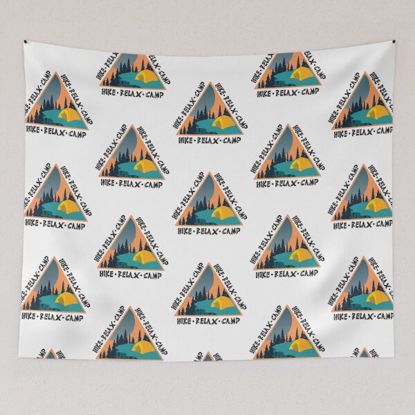 Item preview, Cliffside Scene Outdoor Camping Hike Relax Camp designed and sold by CharJens.