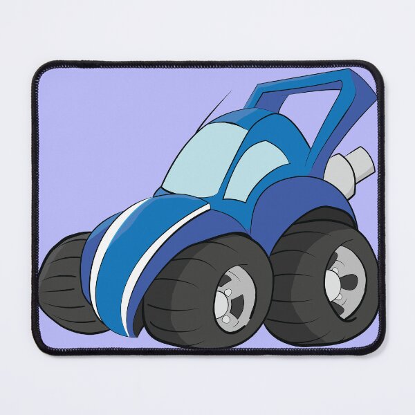 Item preview, Cartoon Light Blue Hatchback designed and sold by ETVdesign.