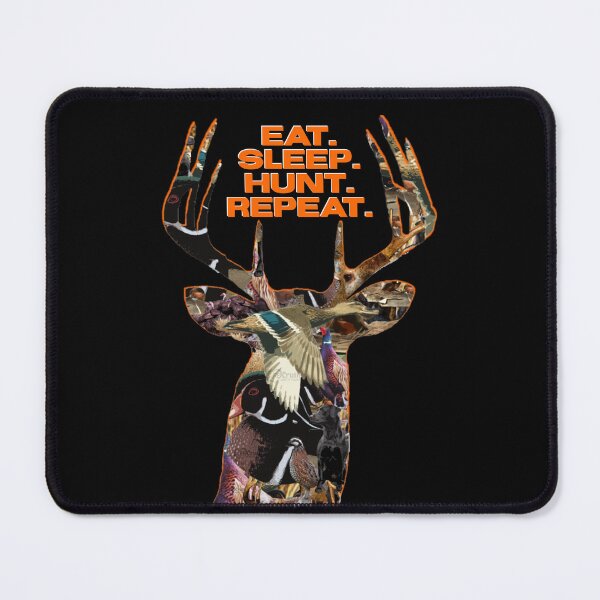 Item preview, Whitetail Buck Deer Hunting Collage with Duck Hunting, Quail Hunting, Pheasant Hunting, Labrador Retriever, and Deer Hunting designed and sold by LifeCrush.