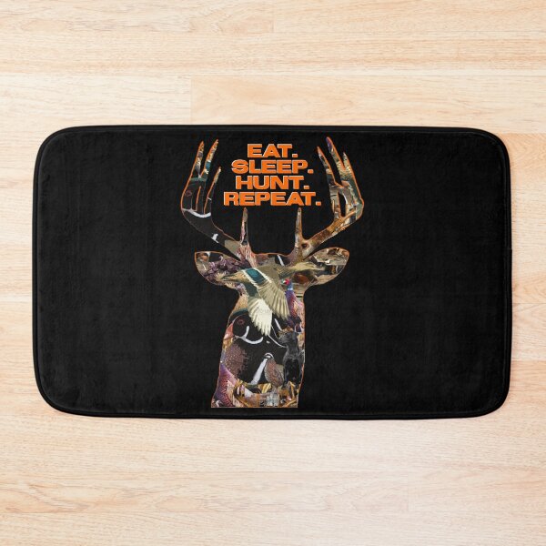 Item preview, Whitetail Buck Deer Hunting Collage with Duck Hunting, Quail Hunting, Pheasant Hunting, Labrador Retriever, and Deer Hunting designed and sold by LifeCrush.