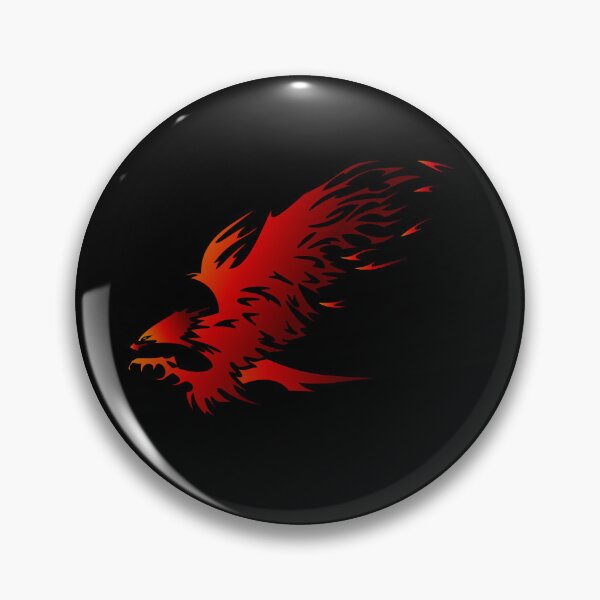 Item preview, Flaming eagle designed and sold by Disturbed-Mind.