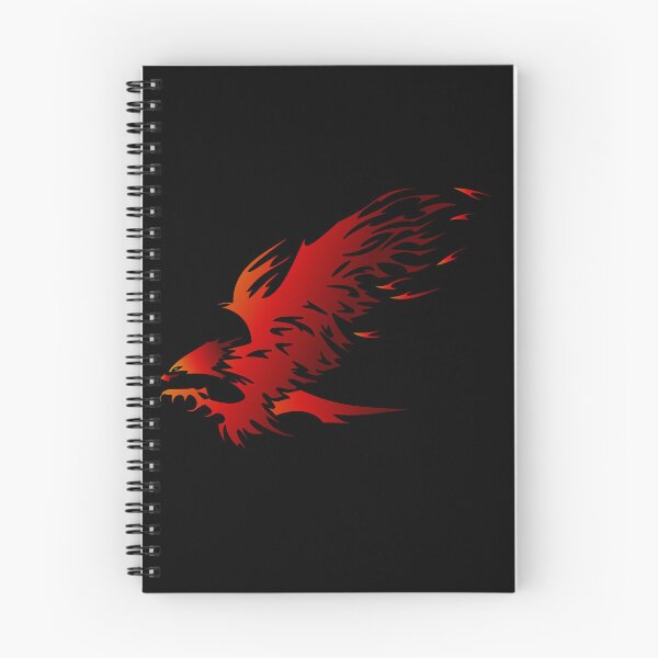 Item preview, Flaming eagle designed and sold by Disturbed-Mind.