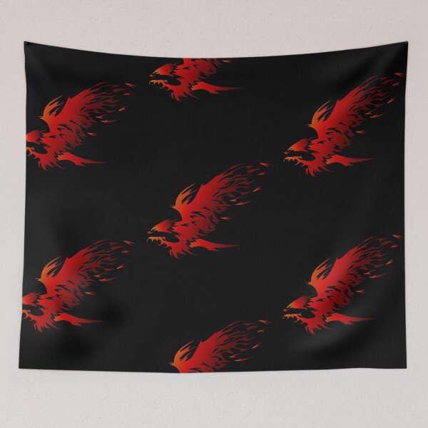 Item preview, Flaming eagle designed and sold by Disturbed-Mind.