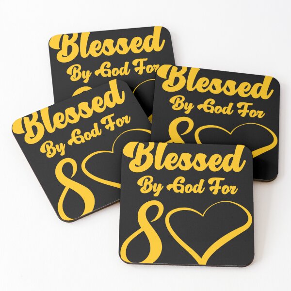 Item preview, Blessed By God For 80 designed and sold by Gift For You.
