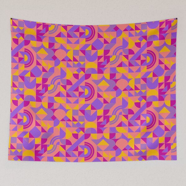Item preview, geometric colorful patterns conceptual Art - Abstract Neo Geo graphic design designed and sold by Design Repo.