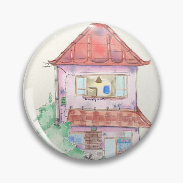 Item preview, Summer House, watercolor painting designed and sold by Missing In Art.