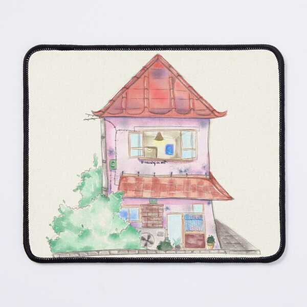 Item preview, Summer House, watercolor painting designed and sold by Missing In Art.