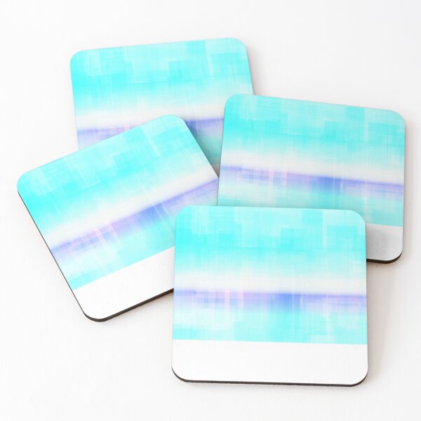 Item preview,  STYLISH PAINT BLUE CYAN WHITE MARINE AQUA BLOCKISM. designed and sold by Ralek.