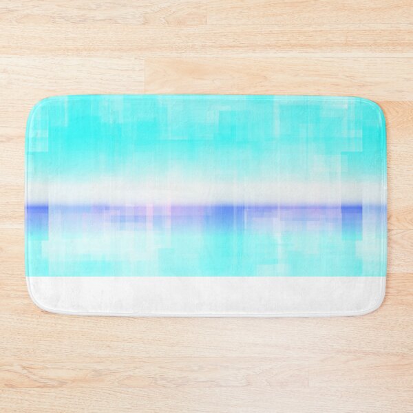 Item preview,  STYLISH PAINT BLUE CYAN WHITE MARINE AQUA BLOCKISM. designed and sold by Ralek.