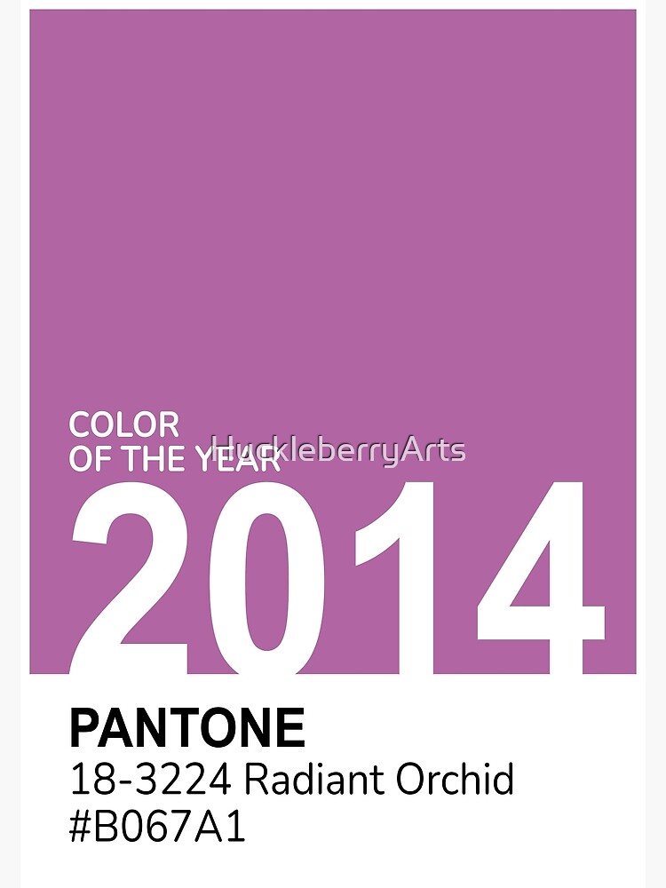 Neon Coral Pantone Poster for Sale by HuckleberryArts