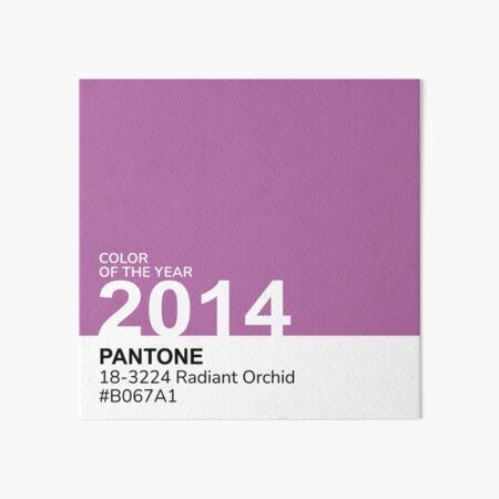 Neon Coral Pantone Art Board Print for Sale by HuckleberryArts