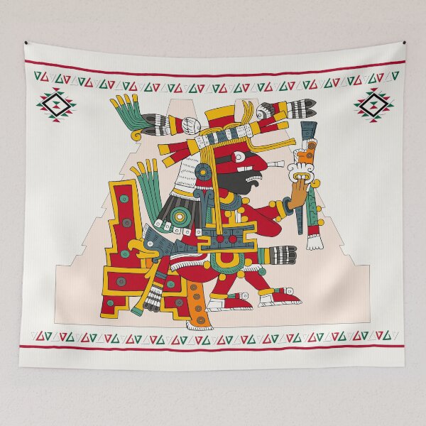 Item preview, Xiuhtecuhtli - Codex Borgia Aztec Jigsaw designed and sold by Aztectees.