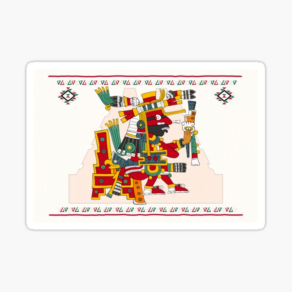 Artikel-Vorschau von Xiuhtecuhtli - Codex Borgia Aztekenpuzzle, designt und verkauft von Aztectees.