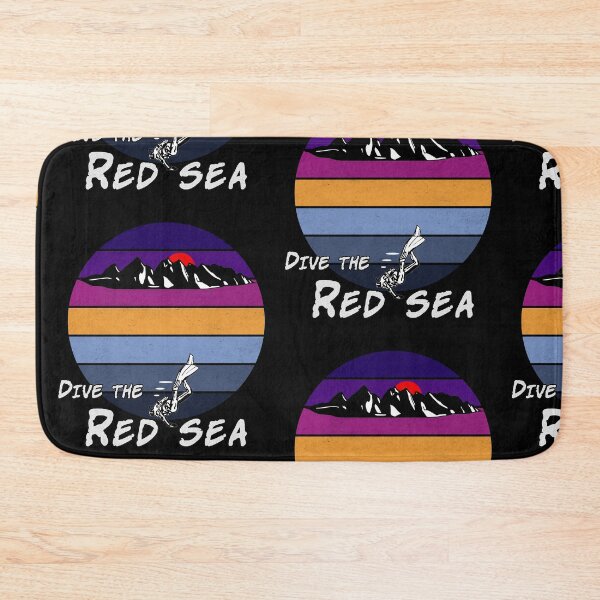 Item preview, Dive the Red Sea distressed retro design designed and sold by Twenty Twenty Visions.