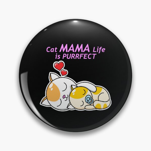 Item preview, Cat Mama Life Is Purrfect designed and sold by Si Pakne.
