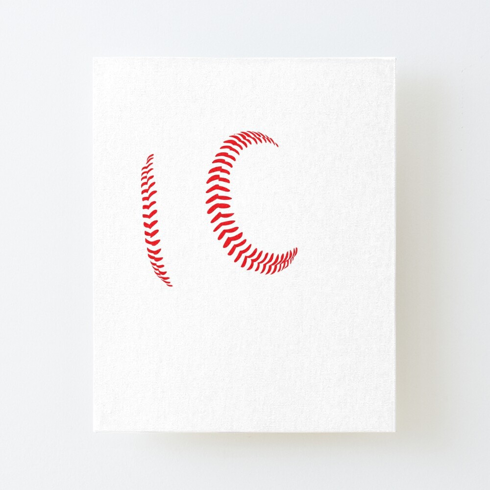 Baseball Lace Stitches Sticker for Sale by BlueDiamond-19