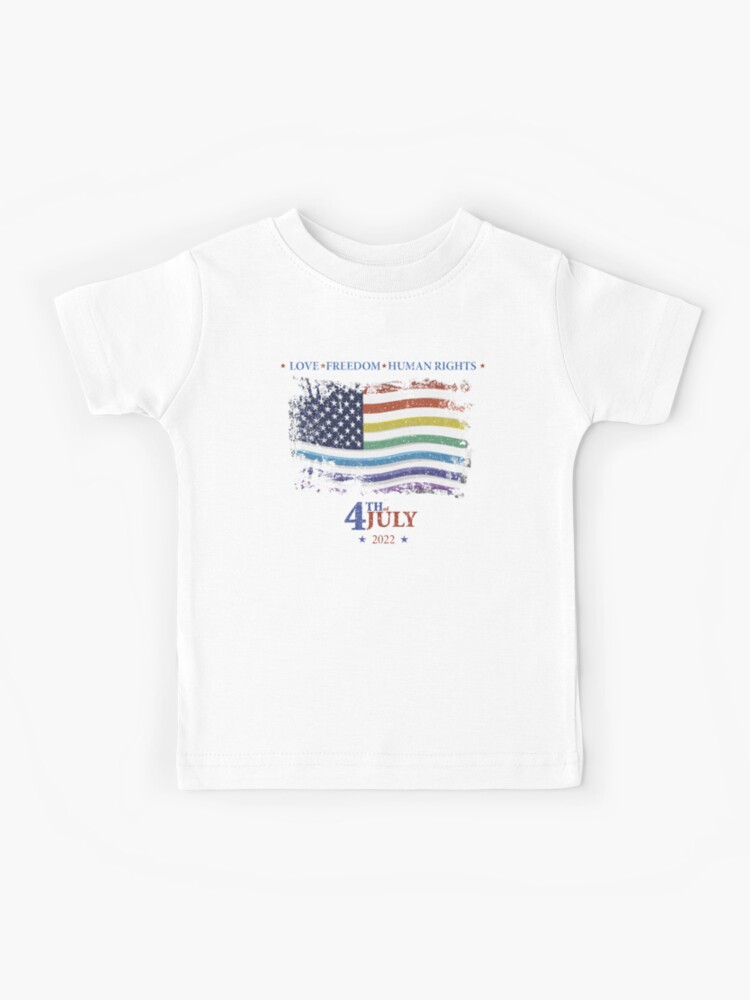 Unisex 2022 United States of All Flag Graphic T-Shirt for Toddler