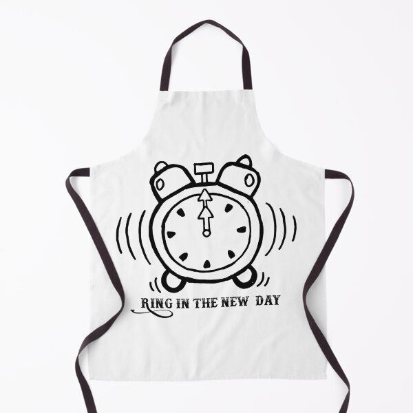 Item preview, Ring in the new day, funny clock t-shirt and sticker designed and sold by Billium Halder.