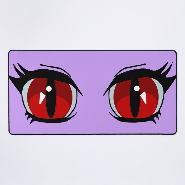 Item preview, Red and Blue Anime Manga comic  cartoon Eyes purple designed and sold by DemonicGloom.