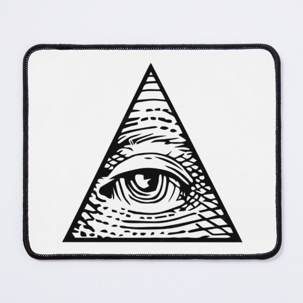 Item preview, The black all seeing eye designed and sold by Wavytarot.