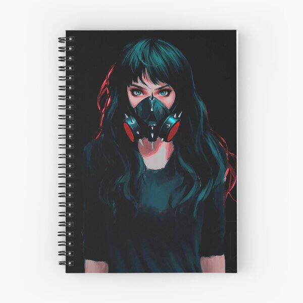 Item preview, Gas Mask Girl Urban Vaporwave Style designed and sold by OWLvision33.