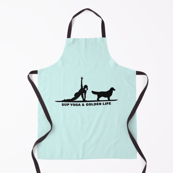 Item preview, SUP Yoga & Golden Retriever Life Paddleboarding Dog Mom designed and sold by Guarddogdrive.