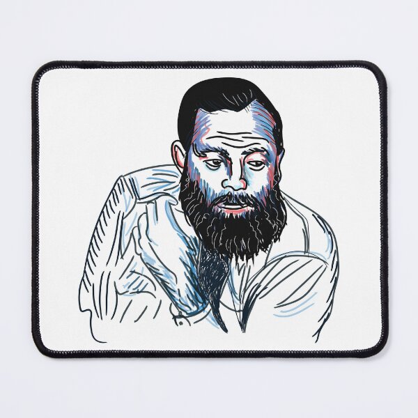 Item preview, Ernest Hemingway poster | Ernest Hemingway poster designed and sold by KARTICK DUTTA.