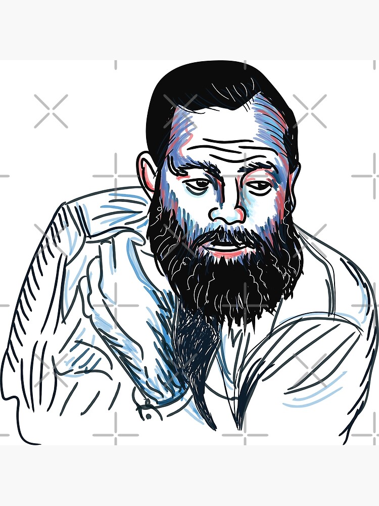 "Ernest Hemingway poster Ernest Hemingway poster " Poster for Sale by