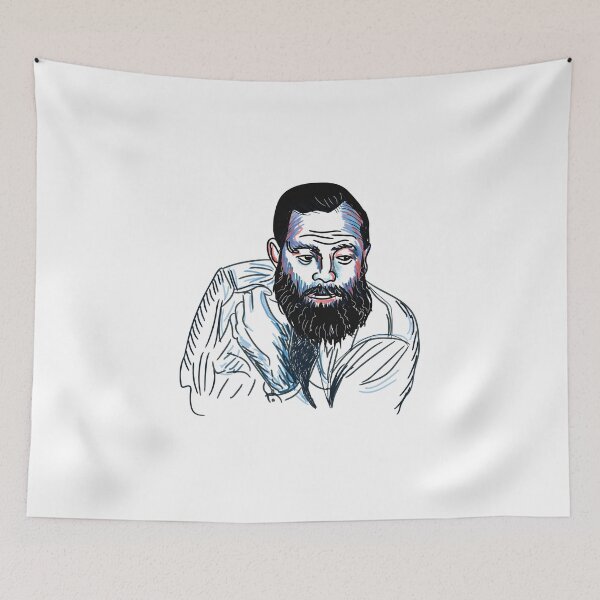 Item preview, Ernest Hemingway poster | Ernest Hemingway poster  designed and sold by KARTICK DUTTA.